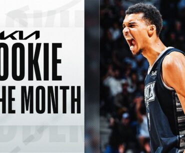 Victor Wembanyama's January Highlights | Kia NBA Western Conference Rookie of the Month #KiaROTM