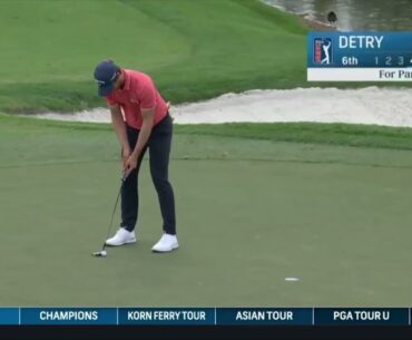 Thomas Detry 5 putts from 5 feet