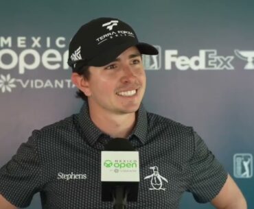 Nico Echavarria Friday Flash Interview 2024 Mexico Open at Vidanta