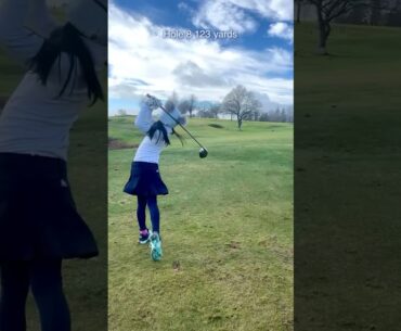 So happy! #birdie #par3 #golfswing #golfgirl #golf