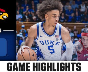 Louisville vs. Duke Game Highlights | 2023-24 ACC Men's Basketball