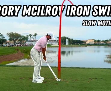 Rory McIlroy Iron Swing In Slow Motion | 2024