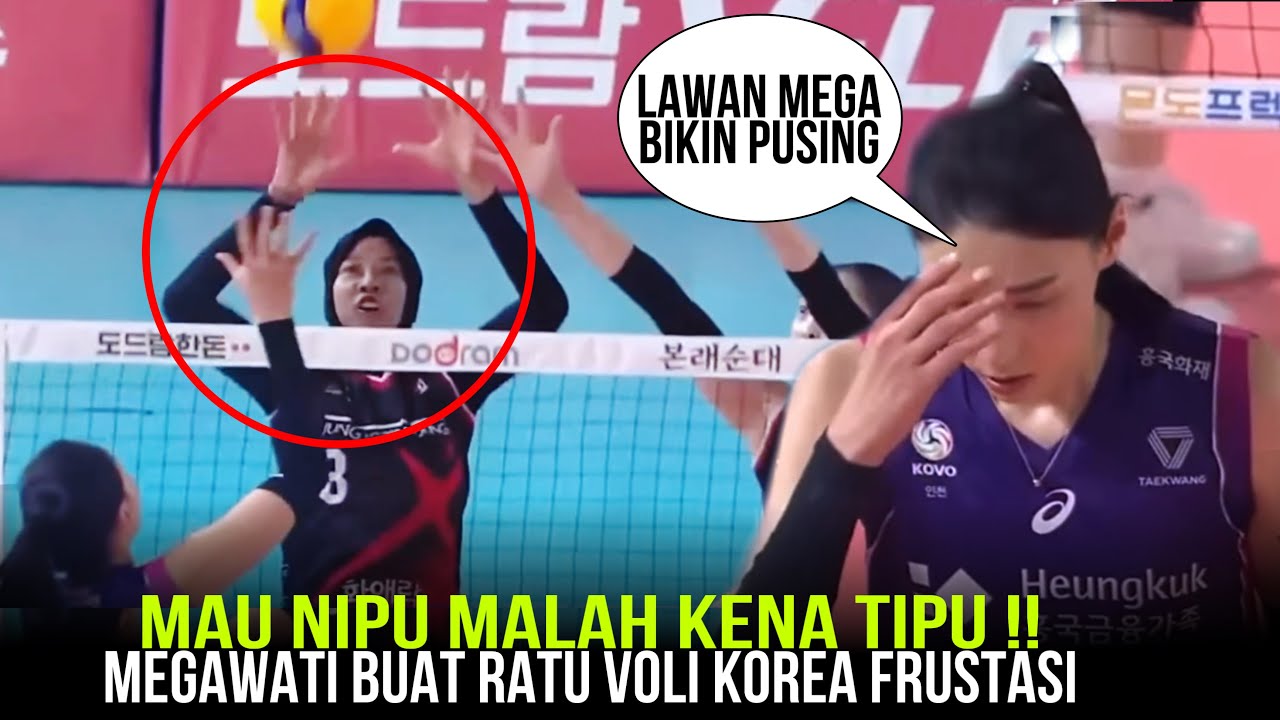 MOMEN LUCU MEGAWATI BUAT RATU VOLI KOREA KIM YEON PUSING & MALU ‼️ MOMEN LUCU MEGAWATI BUAT RATU VOLI KOREA KIM YEON PUSING & MALU ‼️