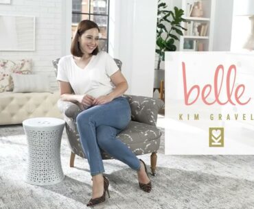 Belle by Kim Gravel TripleLuxe Triple Fray Crop Jean on QVC