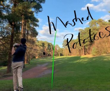 Driving a short Par 4 in the cold 🥶