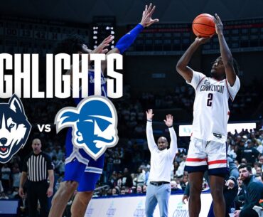 HIGHLIGHTS | #3 UConn Men's Basketball vs. Seton Hall