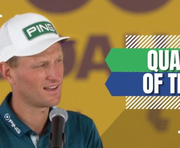 Adrian Meronk TALKS about sharing LIV Golf Jeddah LEAD with Jon Rahm