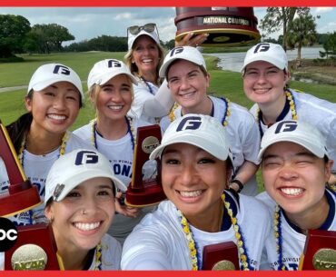 George Fox University women's golf team overcomes odds and wins national championship