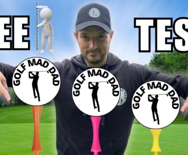 TEE HEIGHT TEST | Can different Tee Heights Help with oncourse management