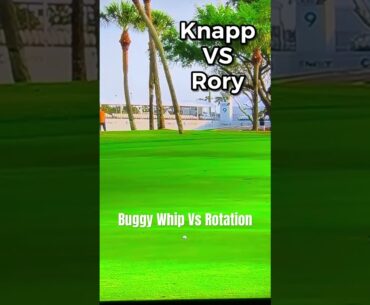 Knapp vs McIIroy Buggy Whip Vs Rotation #golfswing #driver #golf