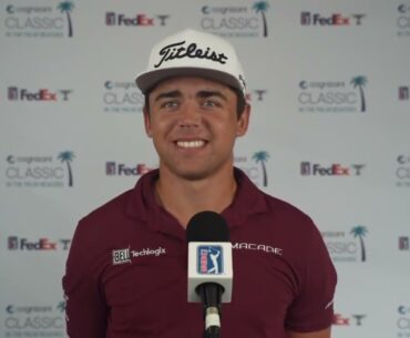 Garrick Higgo Monday Flash Interview 2024 Cognizant Classic in The Palm Beaches © PGA Tour
