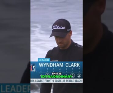 Wyndham's "flat stick" was on fire Sunday!!