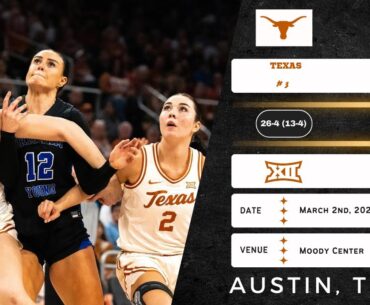 No. 3 Texas vs BYU | Big 12 | 3.2.24