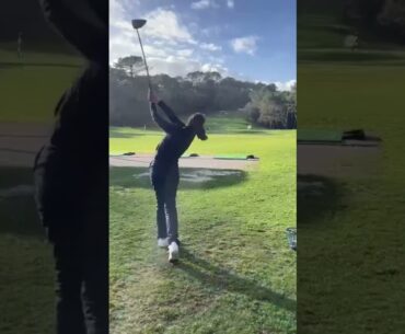 Practice makes perfect is true. #golfswing #golfgirl #golf #golflife #golfer #golfgoals