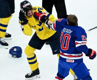 USA vs. Sweden ends in brawl at 2024 WJC Gold Medal Game