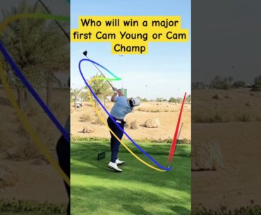Who will win a major first Cam Young or Cam Champ #golf #golfswing #viral #shorts