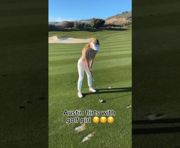 Austin McBroom flirts with golf girl #reels