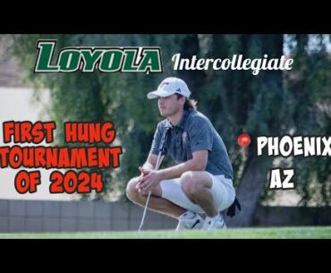 The First College Golf Tournament Vlog of 2024 |HUNG Adventures in Golf: ep. 1|