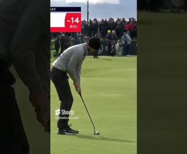 Daniel Gavins with a brilliant birdie during the 2021 #dunhilllinks