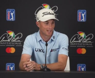 Will Zalatoris Tuesday Press Conference 2024 Arnold Palmer Invitational © PGA Tour