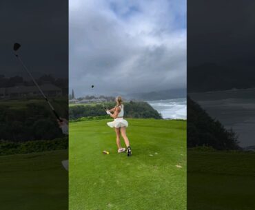 Alisa Diomin #golf #golfswing #shorts
