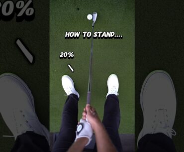 Want to hit it further?! Try this when setting up to the golf ball!! 💣 #golftips #golf #golfswing