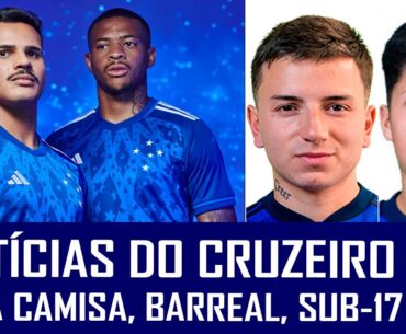 NOTÍCIAS DO CRUZEIRO: NOVA CAMISA, BARREAL, MARLON, VOLTA AOS TREINOS E CRIAS EM CAMPO - LIVE