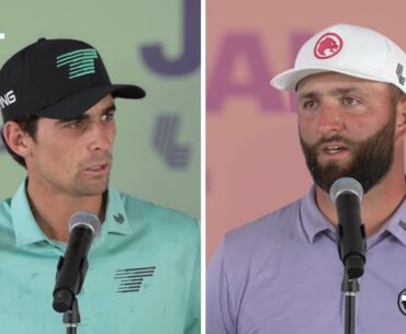 Joaquin Niemann & Jon Rahm REACT to LIV Golf Jeddah Round 1