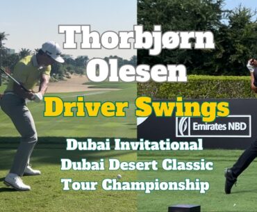 Thorbjørn Olesen Driver Swing Compilation #golf #golfswing