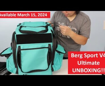 Berg Sport V4 Ultimate Disc Golf Backpack | UNBOXING | First Impressions | My New Tournament Bag!