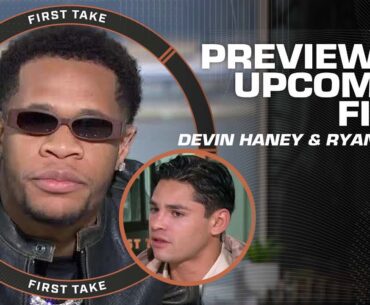 Devin Haney & Ryan Garcia GET HEATED previewing upcoming fight 👀 | First Take