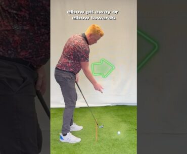 Train the Right Arm in the Backswing #golftips #golf #golfswing