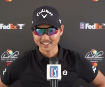 Min Woo Lee Thursday Interview Day 1 2024 Arnold Palmer Invitational © PGA Tour