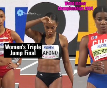 Women's Triple Jump Final, World Indoor Championships 2024 #glasgow2024 #trackandfield2024