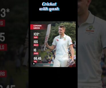 Cameron green the one man army scored hundred vs newzealand #camerongreen #cricket #ausvsnztest