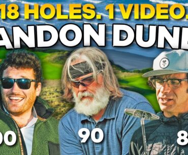 BREAKING BANDON DUNES: 3 Golfers. 3 Goals.