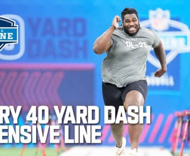 Every Defensive Lineman's 40 Yard Dash!