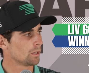 Joaquín Niemann REACTS after WINNING LIV Golf Jeddah