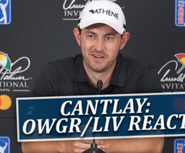 Patrick Cantlay at API- Reacts To LIV Withdrawing OWGR Points Bid