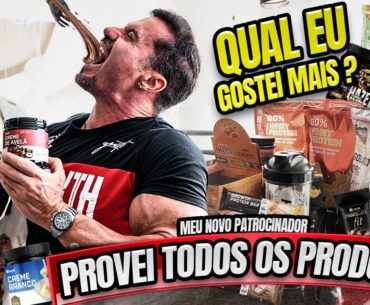 PROVANDO OS PRODUTOS DO MEU NOVO PATROCINADOR