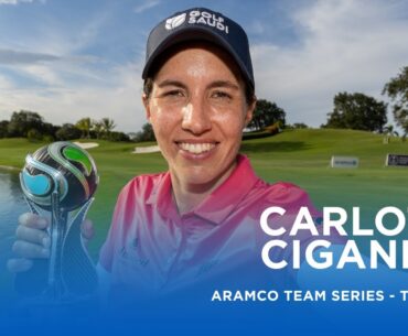 Carlota Ciganda is ready to defend her Aramco Team Series title in Tampa