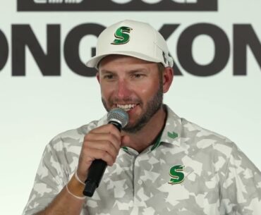 Dean Burmester Friday Post Round Interview 2024 LIV Golf Hong Kong 2024 © LIV Golf
