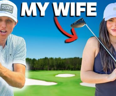 I Gave My Wife A Golf Lesson! (Grant Horvat Teaches)