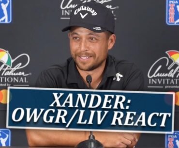 Xander Schauffele at API- Reaction To LIV Golf Withdrawing OWGR Points Bid