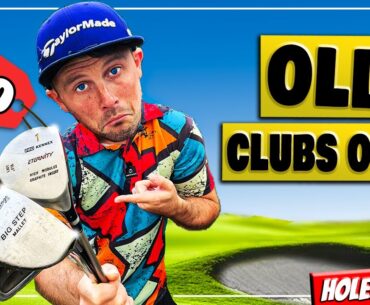 Can 18 Handicap Golfer break 100 with OLD $50 clubs? [EVERY SHOT]