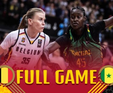 Belgium v Senegal | Full Basketball Game | FIBA Women's Olympic Qualifying Tournament Belgium 2024