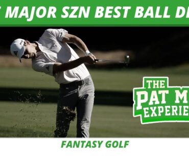 2024 Major Season PGA Best Ball Draft 1 | PGA Underdog Best Ball Strategy | Fantasy Golf Rankings