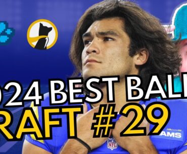 Zero RB Draft NO MATTER WHAT | 2024 Best Ball Draft No. 29