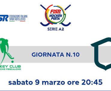 Serie A2 - Gir.A - Giornata n.10 - H.C.Montecchio Precalcino x BDL Minimotor Correggio H.