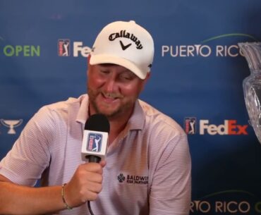 Brice Garnett Sunday Winner Press Conference 2024 Puerto Rico Open
